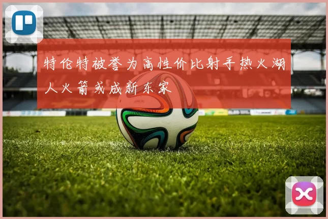 特伦特被誉为高性价比射手热火湖人火箭或成新东家
