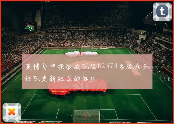 英博与申花激战现场62373名观众见证队史新纪录的诞生